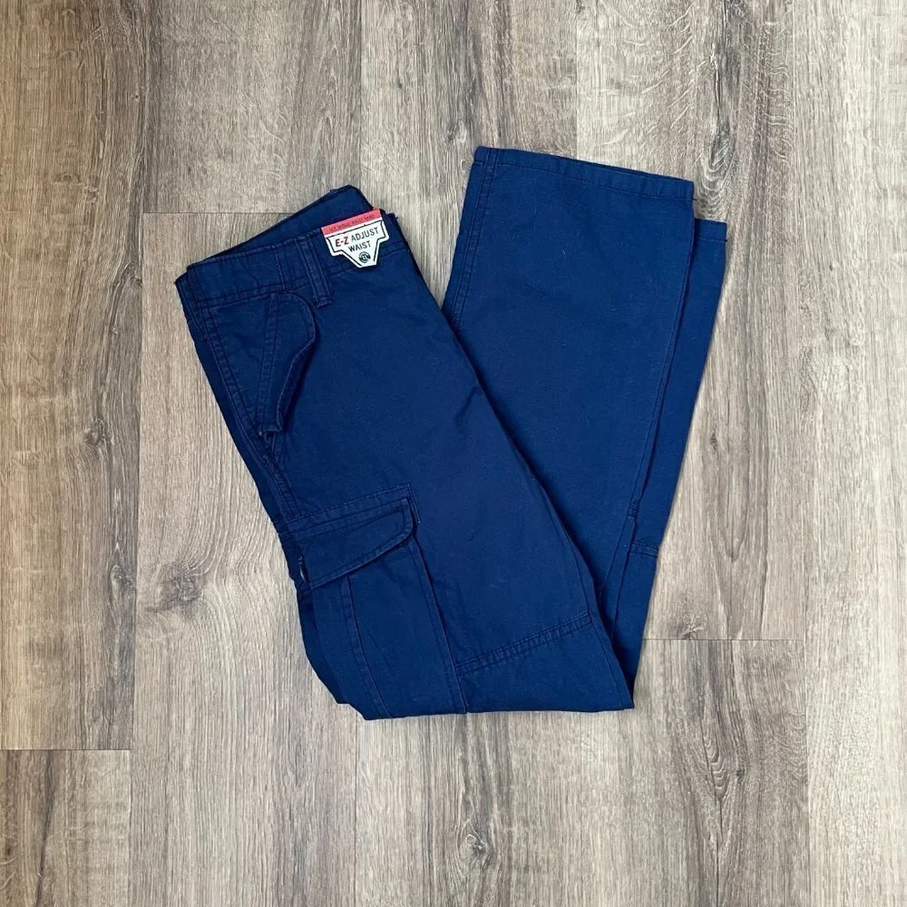 NEW OshKosh Navy Blue Cargo Pants Sz 12